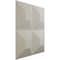 Ekena Millwork 19 5/8in. W x 19 5/8in. H Foster EnduraWall Decorative 3D Wall Panel Covers 2.67 Sq. Ft. WP20X20FOGBW - alternate 4